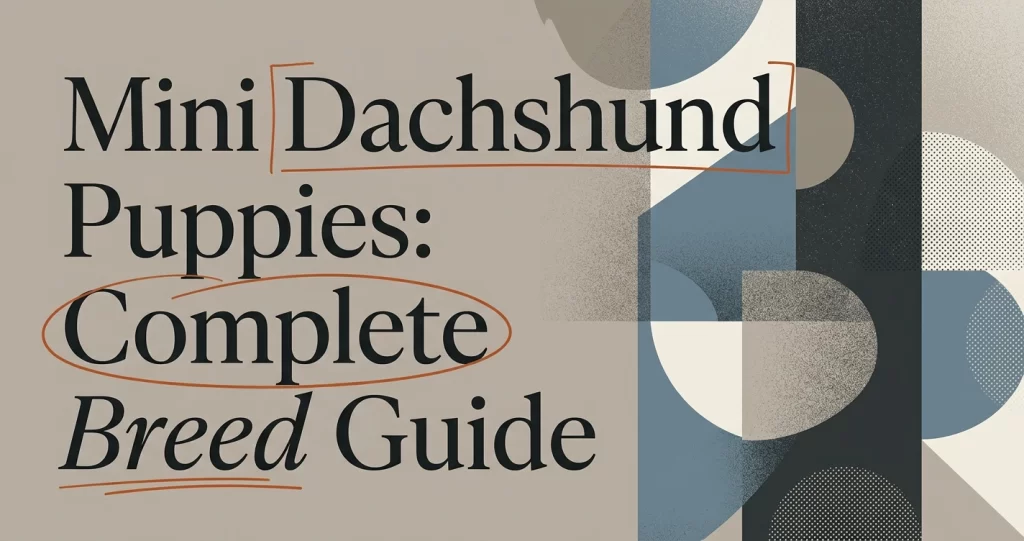 Mini Dachshund Puppies: Complete Breed Guide