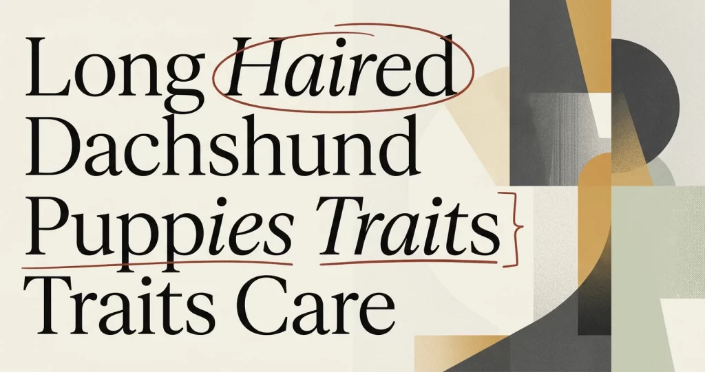 Long Haired Dachshund Puppies: Traits & Care