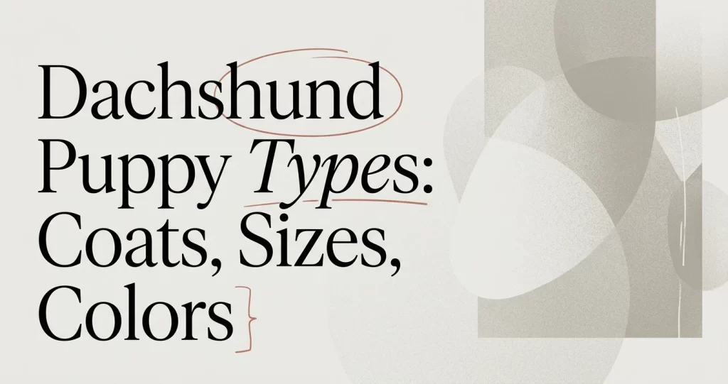 Dachshund Puppy Types: Coats, Sizes & Colors