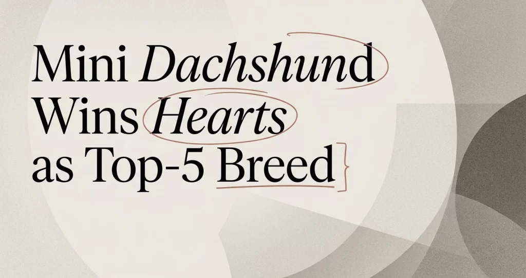 Mini Dachshund: Why This Small Breed Wins Hearts